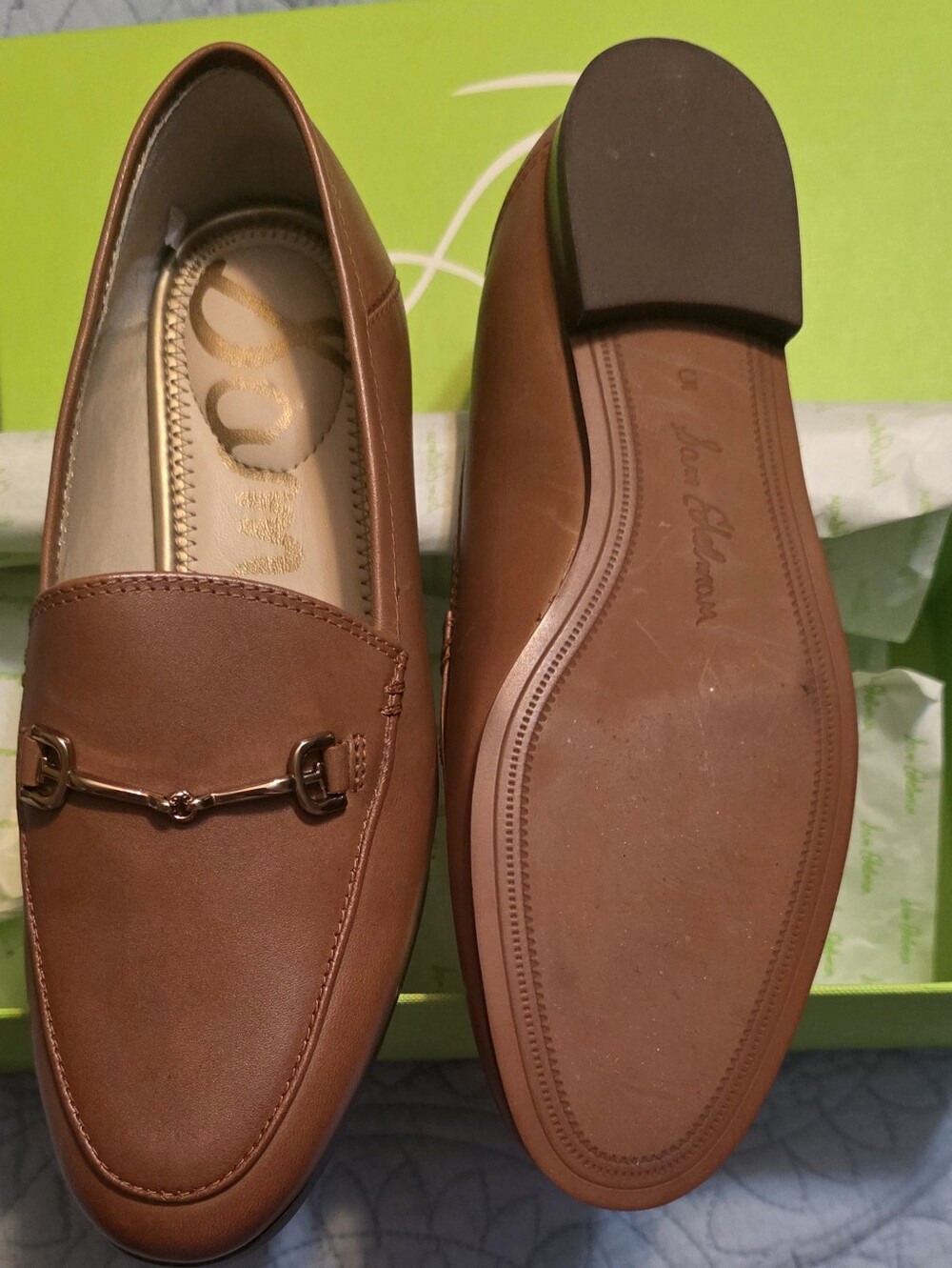 Sam Edelman Loraine Loafer – Saddle Leather, Women’s Size 5M NIB - Picture 4 of 7